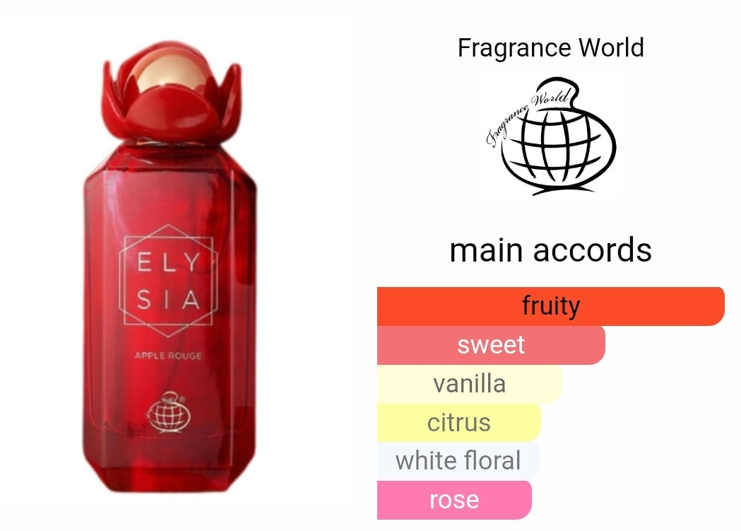 FRAGRANCE WORLD ELYSIA APPLE ROUGE EDP