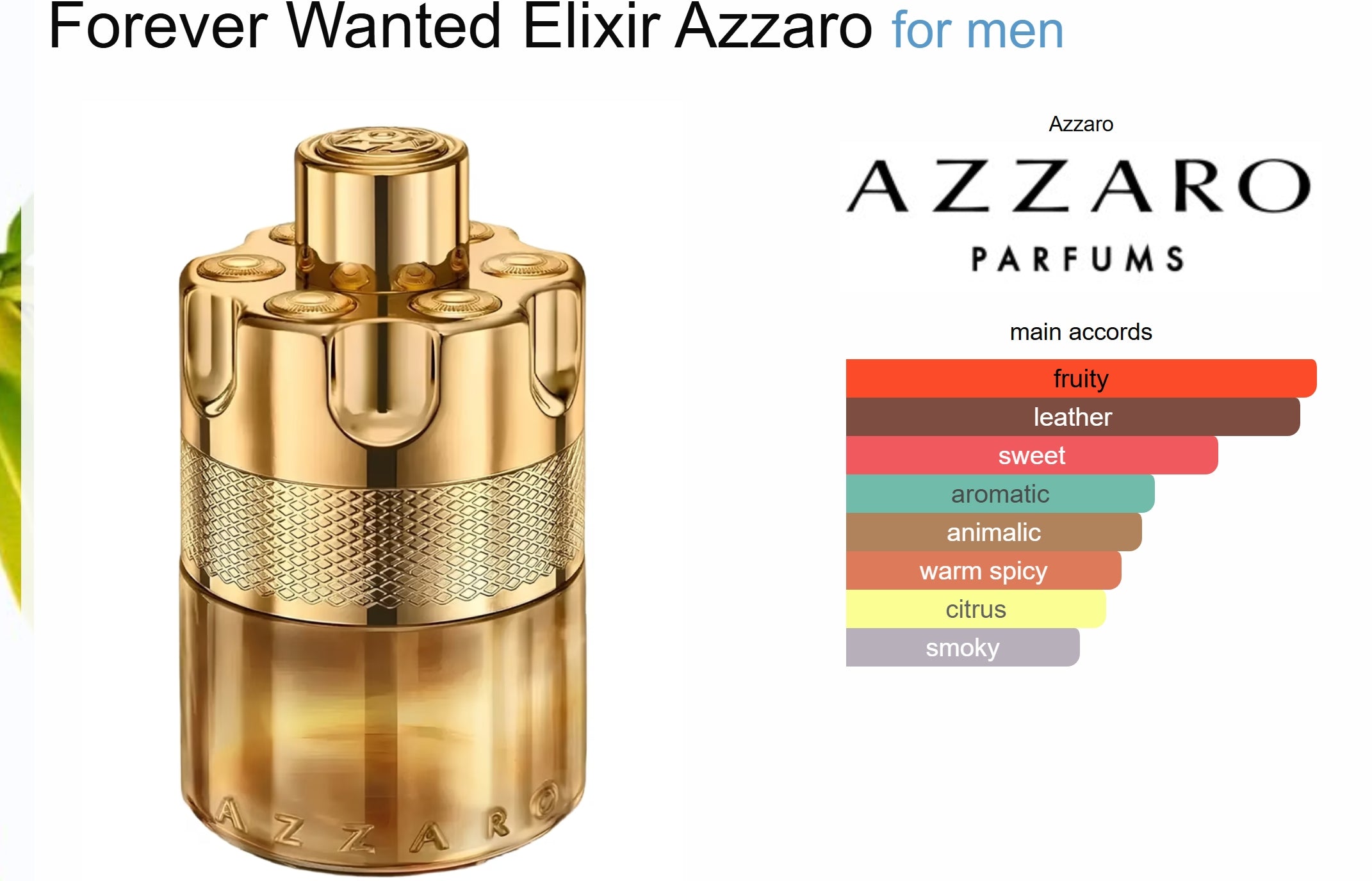 AZZARO FOREVER WANTED ELIXIR EDP