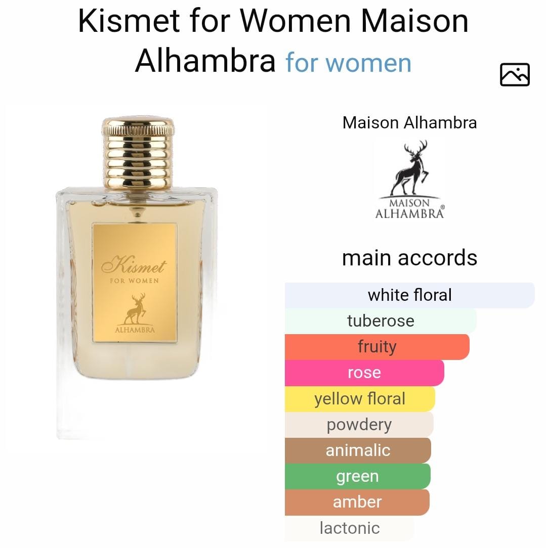 MAISON ALHAMBRA KISMET FOR WOMAN