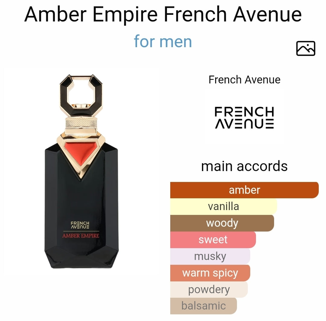 FRENCH AVENUE AMBER EMPIRE EDP