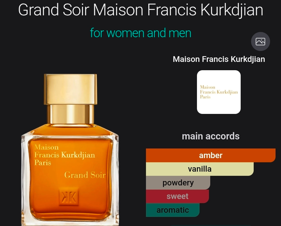 MAISON FRANCIS KURKIJAN GRAND SOIR